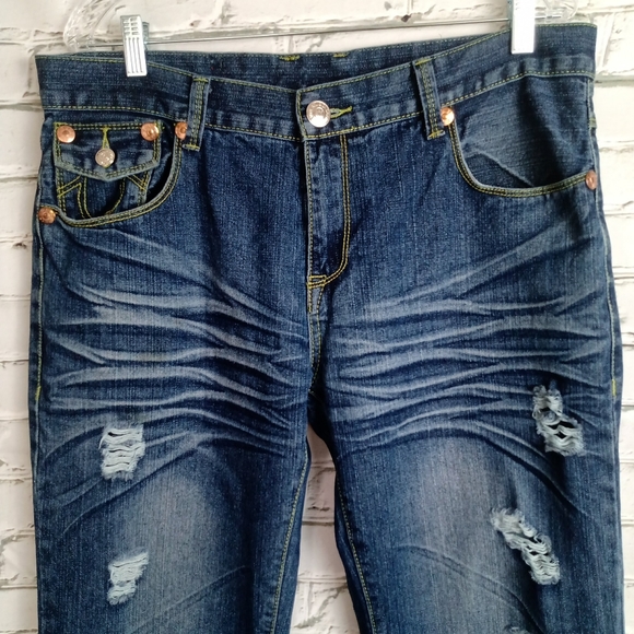 🔥SOLD🔥 TRUE RELIGION Mens Joey Super T Jeans 36 - Picture 4 of 13